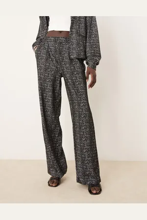 JDY Plaid wide leg pants in - part of a set