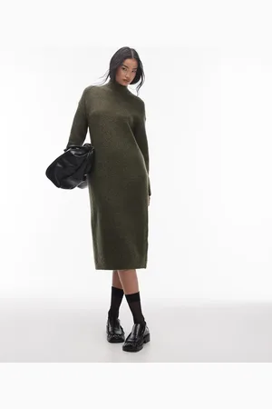 SELECTED Femme turtle neck knit dress in