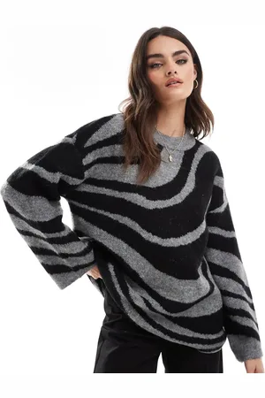 Object Knitted sweater in abstract print