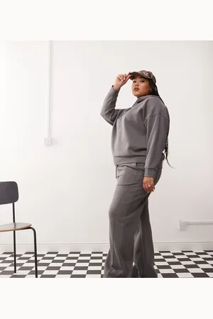 Noisy May High rise wide leg sweatpants in - part of a set