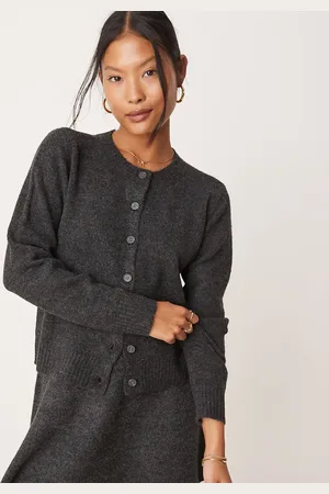 VILA Knit cardigan in dark - part of a set