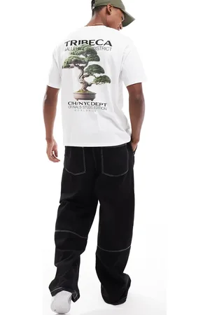 JACK & JONES Oversized t-shirt with tribeca back print in