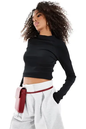 Stradivarius Semi high neck top in