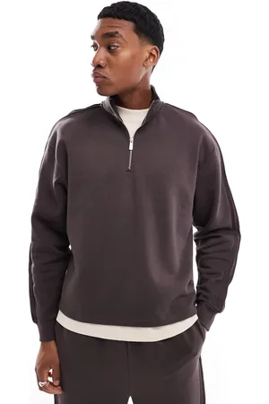 ASOS Half zip funnel neck sweatshirt in - part of a set