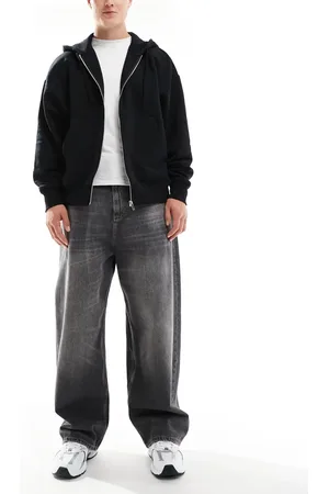 Pull&Bear Baggy fit jeans in washed