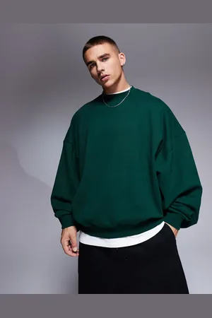 ASOS Premium heavyweight extreme oversized sweatshirt 400gsm in dark