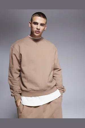 ASOS Premium heavyweight boxy oversized sweatshirt 400gsm light
