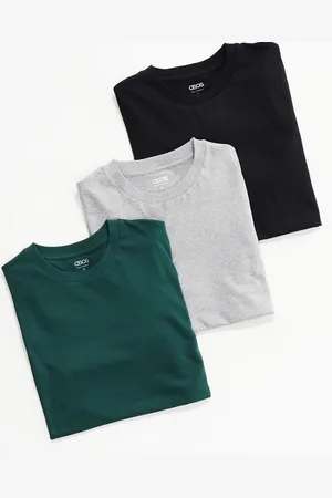 ASOS 3 pack crew neck t-shirts in multiple colors