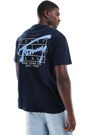 Tommy Hilfiger Graffiti back print logo t-shirt in