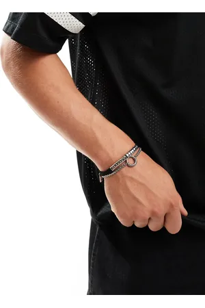 Icon Brand Wrapped combo bracelet set in