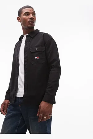 Tommy Hilfiger Essential flag overshirt in