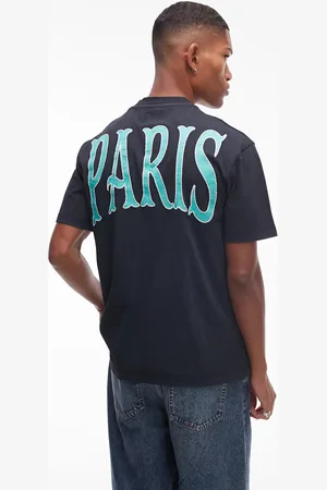 Topman Extreme oversized fit t-shirt with front and back Paris print in washed