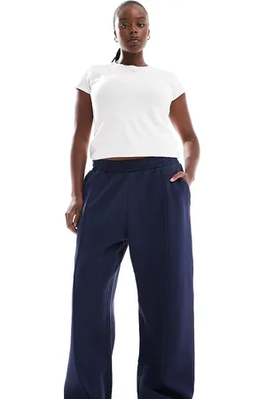 ASOS ASOS DESIGN Curve heavy weight straight leg sweatpants with pintuck in