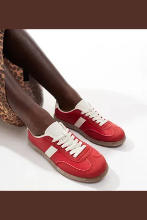 London Rebel Cally sneakers with gum sole in
