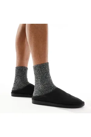 JACK & JONES Faux suede mule slipper in