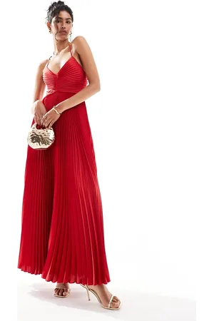 EVER NEW Pleated maxi dress in