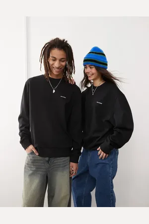 COLLUSION Unisex sweatshirt with logo print in