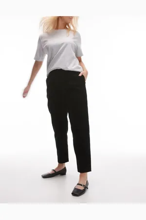 Topshop Hourglass cord peg pants in