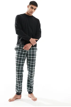 JACK & JONES Printed pajama set in check