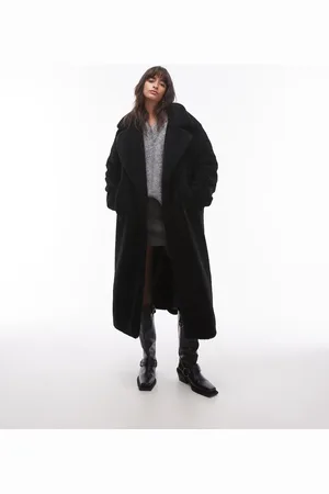 Topshop Longline throw-on borg jacket in