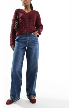 Miss Selfridge Baggy jean in indigo wash