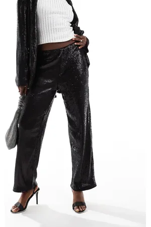 ASOS Tailored sequin ankle grazer pants in