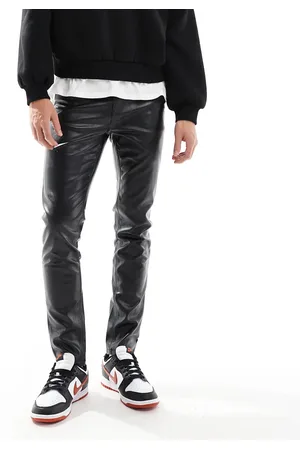 ASOS Skinny leather look pants in