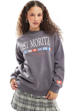 Daisy Street St moritz graphic sweatshirt