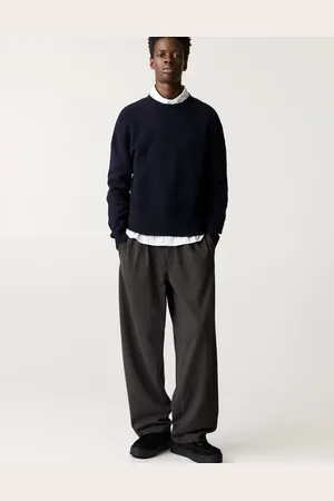 Pull&Bear Black Label stripe tailored pants in
