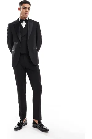 ASOS Slim tuxedo pants in