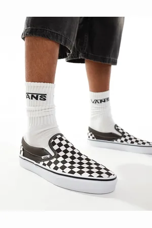 Vans Classic Slip-On checkerboard sneakers in dark