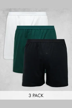 ASOS 3 pack boxers in multiple colors