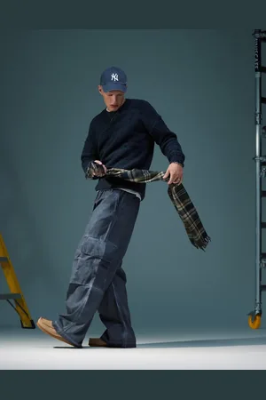 ASOS Super baggy cargo pants in extreme wash