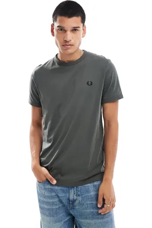 Fred Perry Ringer t-shirt in green