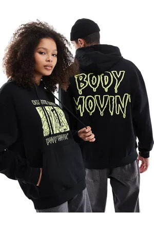 ASOS Unisex oversized license hoodie with Beastie Boys prints in