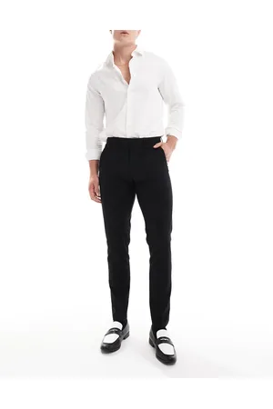 ASOS New skinny tuxedo pants in