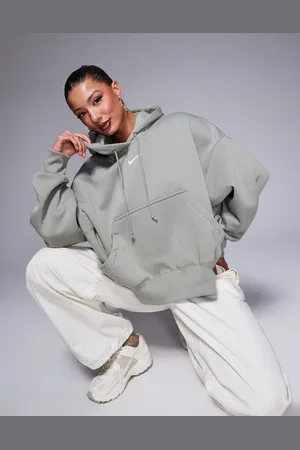 Nike Phoenix Fleece over-oversized hoodie in khaki
