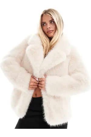 EVER NEW Faux fur coat in beige