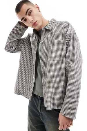 JACK & JONES Boxy overshirt in check