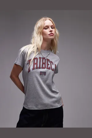 Topshop Tribeca graphic slim tee in