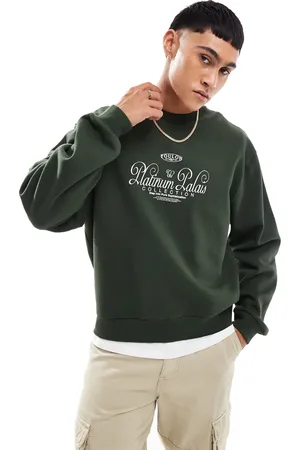 ASOS Boxy oversized sweatshirt with sweatshirt in