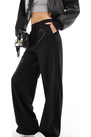 ASOS Tall tailored wide leg dad pants in