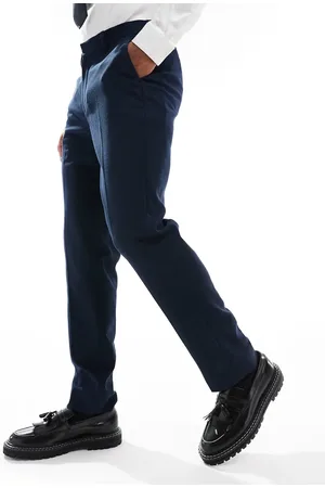 ASOS Slim suit pants in microtexture