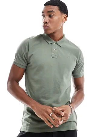 SCALPERS Basic polo in khaki