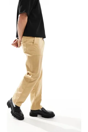 SCALPERS Metro pants in camel - tan