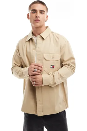 Tommy Hilfiger Essential overshirt in beige