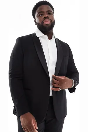 French Connection Plus slim fit dinner suit jacket