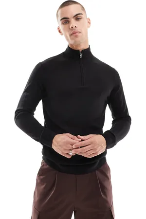 French Connection French Connection soft touch half zip sweater in