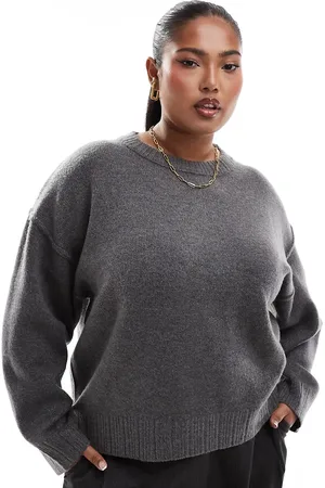 COLLUSION Plus crew neck sweater in