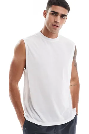 ASOS Oversized quick dry mesh pump training tank top in
